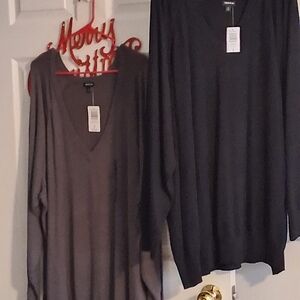Torrid Black V-Neck Sweater